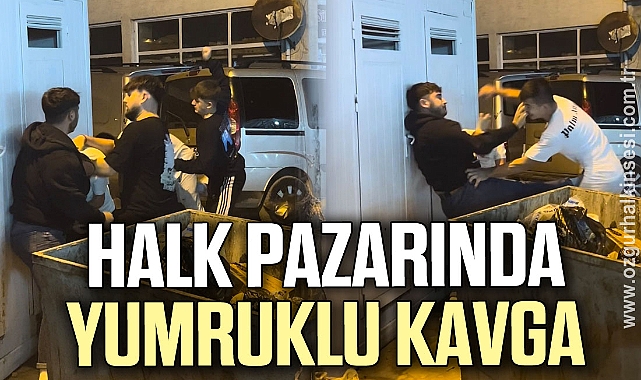 Halk pazarında yumruklu kavga Devrek Zonguldak Haberleri Özgür