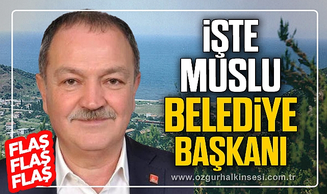 İŞTE MUSLU BELEDİYE BAŞKANI Zonguldak Zonguldak Haberleri Özgür